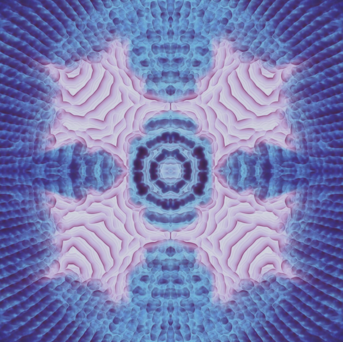 Electric Night scene, blue and pink color state