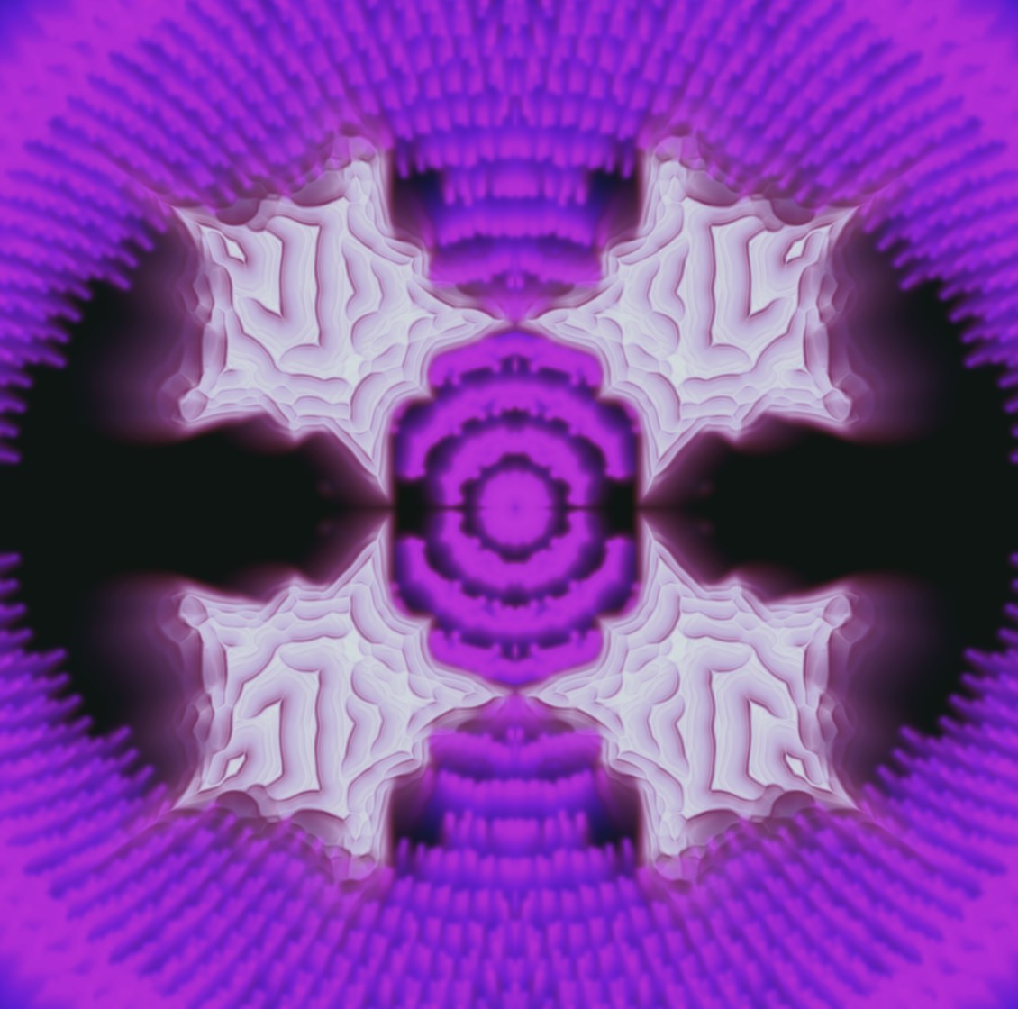 Electric Night scene, purple and black color state
