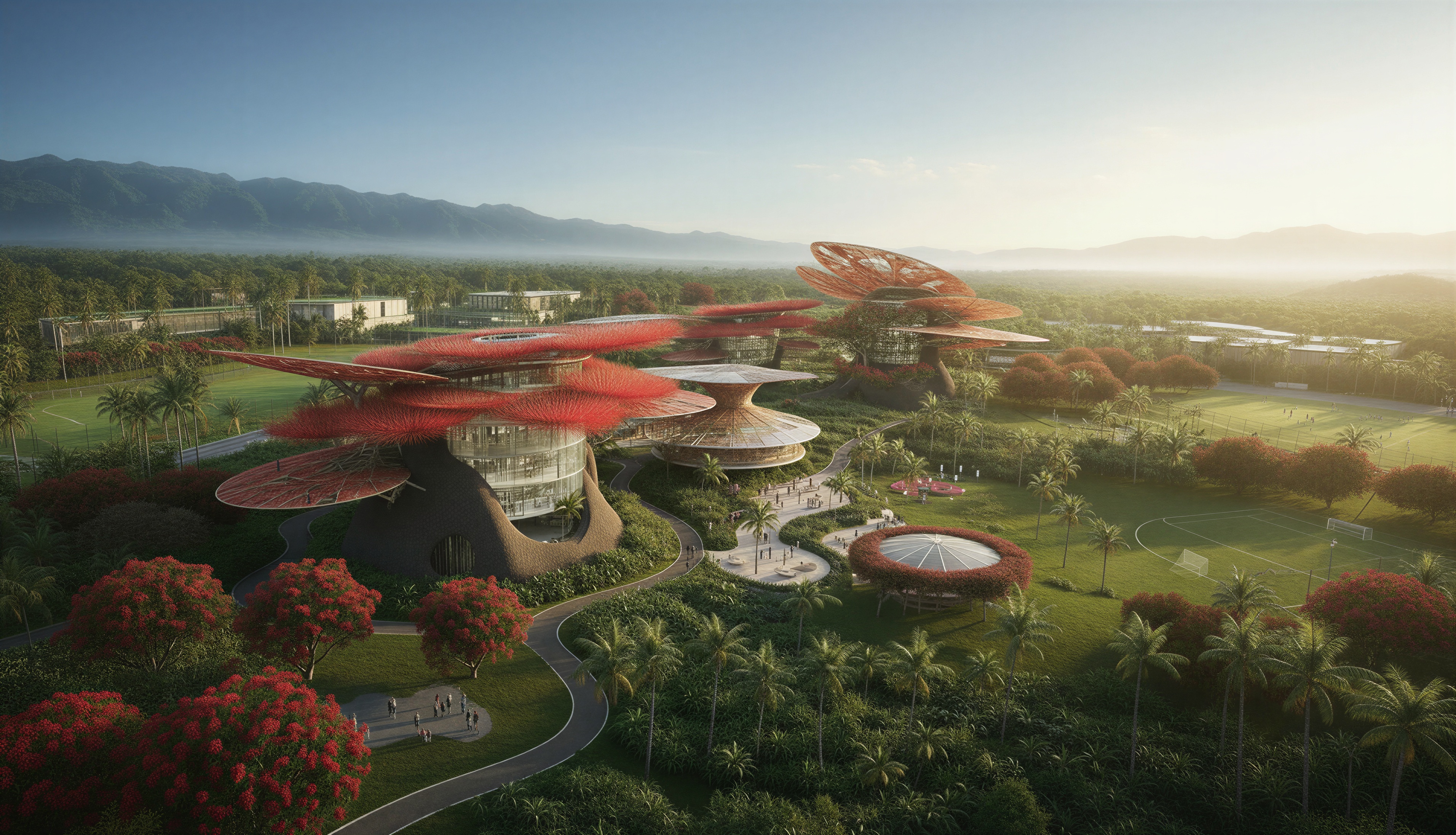 ʻŌhiʻa lehua High School campus, final render